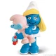 NEW SCHLEICH 20192 Favourites SMURFETTE WITH BABY - RARE Favorites Smurf Smurf