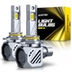 9012 LED Headlight Bulb High/Low Beam Ultra Bright 6500K White 48000LM Plug&Play