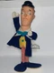Vintage 60s Stan Laurel 9&rdquo; Bend&rsquo;Em Doll Rubber/Cloth/Felt From Laurel and Hardy