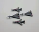 Micro Machines Gi Joe Military Plane Lot F-105 XB-70 Valkyrie Lot Of 4