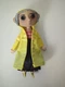 NECA Laika Coraline Doll Button Eyes Prop Replica Yellow Raincoat 10" Collector