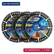 LOZLIN Diamond Blades 3 Pack 4.5 Diamond Multi Purpose Saw Blades Heavy Duty