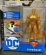 DC Spin Master Series Gold Superman New Rare Chase Figure 4&rdquo; Heroes Unite