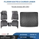 Car Floor Mats & Trunk Cargo Liner for Porsche Cayenne 2011-2017 3D TPE FULL Set