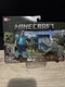 Minecraft Movie Steve & Wolf Figure Set 4&rdquo; Mattel NEW Sealed Toy