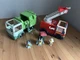 Bluey & Friends Fire Truck Firefighter Engine Recycling Garbage Vehicle LOT