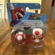 World of Nintendo Super Mario Series Red Toad w/Super Mushroom 2" Figure Set