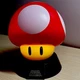 Super Mario Bros Toad Mushroom 3" 3D Night Light 2 AA Battery Operated