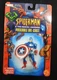 Toy Biz Spider-Man &The Marvel Universe Captain America Poseable Die-Cast