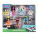 Roblox DevSeries BROOKHAVEN'S MOST WANTED 6 Action Figures, New Jazwares 12pc