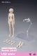 86TOYS 1/12 T86-ST02-A Pale Skin Medium Bust 6" Female Figure Head Body Dolls