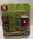Minecraft Overworld Survival Pack Steve Series 1 Figure In Package New Jazwares