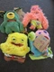 Zuru Fuggler x SpongeBob SquarePants Set Of 4 Fuggler Plush Bag Charm 5"