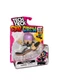 Spinmaster Tech Deck SK8 Crew Fingerboard w/Figure -SERIES 2 PURPLE BEANIE