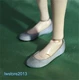 1/12 Black Flat Shoes Model For 6" Female Crazy Figure LT003 LT004 Figure Body