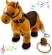 Haktoys Walk Along Horse with Remote Control Leash, Dancing Singing Walking Musi