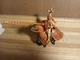 Schleich Red And Gold Knight On Horseback With Joust Medieval Horse 