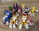 Sonic The Hedgehog Figure Lot - Jakks Pacific Bendable, Movie, Tails, Amy