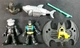 Imaginext DC Batman Black Manta Robo Shark Spear Armor Bat Wing Lot Bundle **