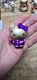 HELLO KITTY Purple Dress  MetalFigs Diecast 2" Collectible Fig Sanrio 