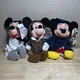 Disney Bean Bag Beanie Lot of 3 Mickey and Minnie