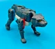 Vintage 1996 Hasbro Takara Transformers Beast Wars Wolf Cat Action Figure