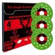 4 inch Diamond Grinding Cut Off Multi-Material Disc , 7/8" Arbor - 3 Pack