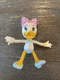 Vintage Disney Poseable Bendy Daisy Duck 3.5" Vinyl Figure 1990s