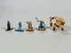 Dungeons & Dragons 5 Character Die Cast Miniatures Pack Jada Toys Loose No Box
