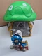 Vintage Schleich 1980 Portugal Smurfs - Talking on phone smurf - 20062