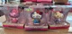 3-PK Sanrio HELLO KITTY Pink Purple Blue 2" Inch MetalFigs Diecast Figure NIB