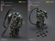 JOYTOY 1/18 AriadnaBlackjacks, 10th Heavy Ranger Bat 7in Action Mech Toy Model