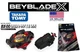 Takara Tomy Beyblade x BX-00 Cobalt Dragoon Metal Coat Black 2-60C w/ JP Beycode