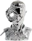 TERMINATOR 2~T-1000~LIQUID METAL VERSION~LIFE-SIZE ART MASK~LE 1000~PUREARTS~MIB