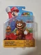 Super Mario Tanooki Mario with Super Leaf 4" Tall Action Jakks Figure Nintendo