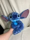 Disney Stitch Plush Stuffed Animal Large 14" Sitting Lilo & Stitch Blue Soft Toy