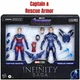 Hasbro Marvel Legends Series Action Figure Captain+Rescue Armor Toy Kids 2 Pack
