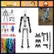 Completed Titan 13 Action Figure - 3D Printed Nova Robot Desktop Decor Gift