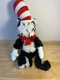 Vtg Manhattan Kids Dr. Seuss Cat in The Hat Plush 2002 Stuffed Animal READ & SEE