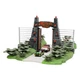 Jada Jurassic Park Nano Scene Diorama with Two Diecast Cars Ages 3+ and Up