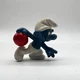 Schleich Smurfs 20051 Bowler Smurf Bowling Figure Vintage PVC Toy