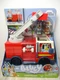 Bluey Firetruck Firefighter Bingo And Bob Bilby Bluey Figures Toy Car 3+