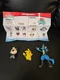 3 POKEMON PANCHAM PICACHU LUCARIO Mini Figures Wicked Cool Toys
