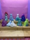 Disney Princess Polly Pocket Glitter Glider Magiclip Dress LOT Elsa Frozen +Doll