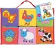 Galt Soft Blocks - Fun Design Baby Sensory Toys - Foam Filled, Machine Washable