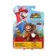 Jakks Pacific 4" Super Mario - Tanooki Mario w Super Leaf