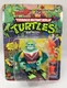 1990 Vintage Playmates TMNT Ray Fillet Carded Action Figure Unpunched MOC
