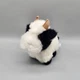 Vintage Commonwealth Cow Plush 5" Mini Black White Stuffed Animal Toy Horns 1992