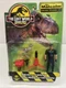 1996 Jurassic Park Ian Malcolm KENNER Action Figure + T-Rex Dinosaur