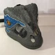 2017 Mattel Jurassic World Dinosaur Mask BLUE Velociraptor Electronic sound
